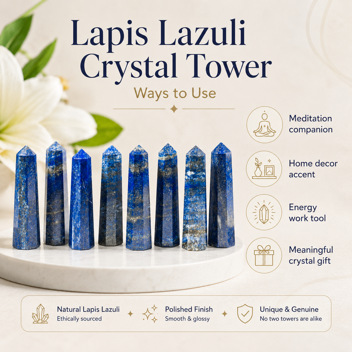 Lapis Lazuli Tower Point (Wisdom and Communication)