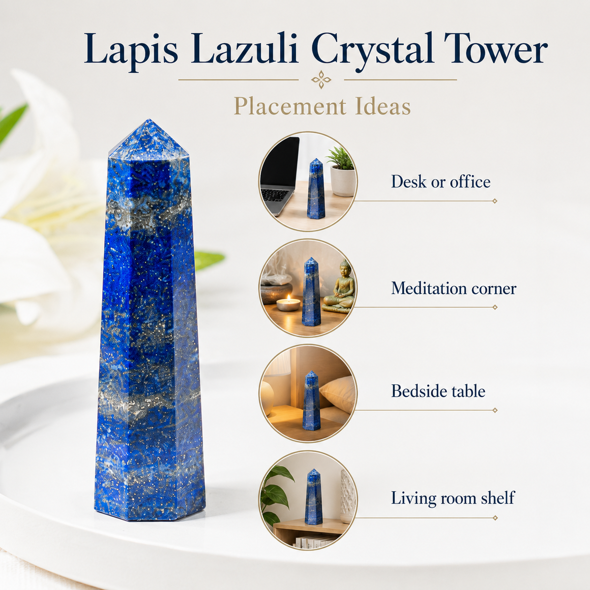 Lapis Lazuli Tower Point (Wisdom and Communication)