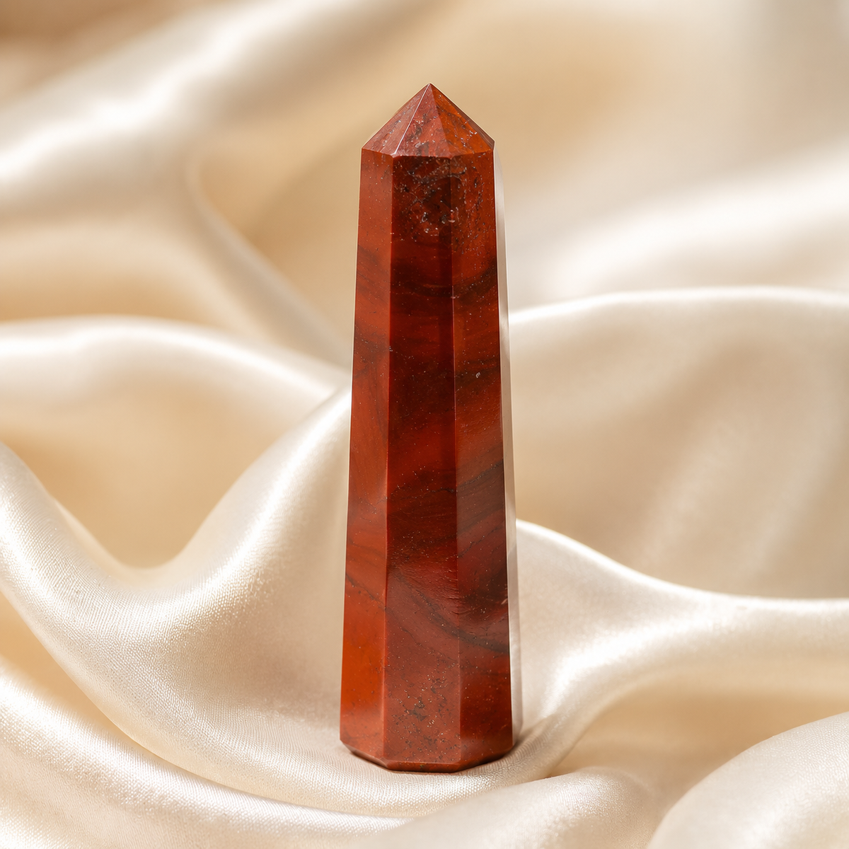 Red Jasper Tower USA (Tranquility and Sense of Grounding) | Obelisks & Pencils | Wiccan Center