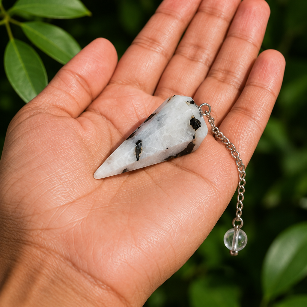 Rainbow Moonstone Pendulum (Growth and Inspiration )