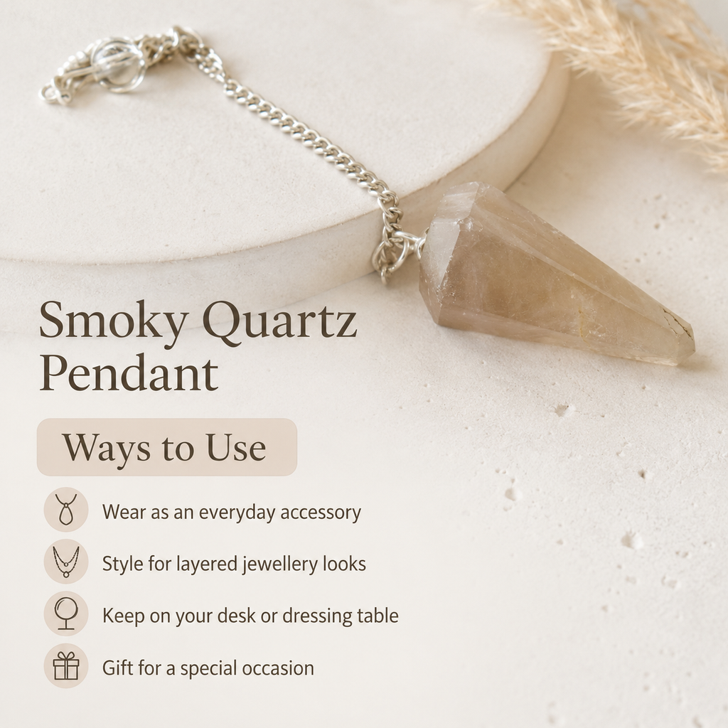 Smokey Quartz Pendulum (Expanded Awareness and Channeling)