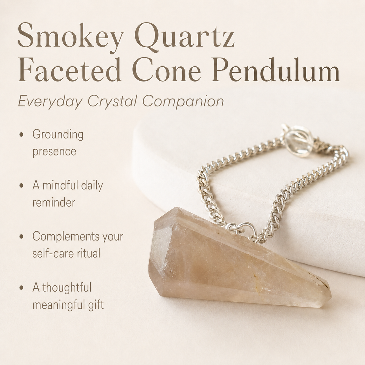Smokey Quartz Pendulum (Expanded Awareness and Channeling)