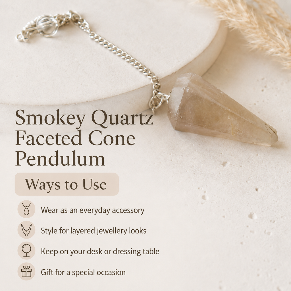 Smokey Quartz Pendulum (Expanded Awareness and Channeling)