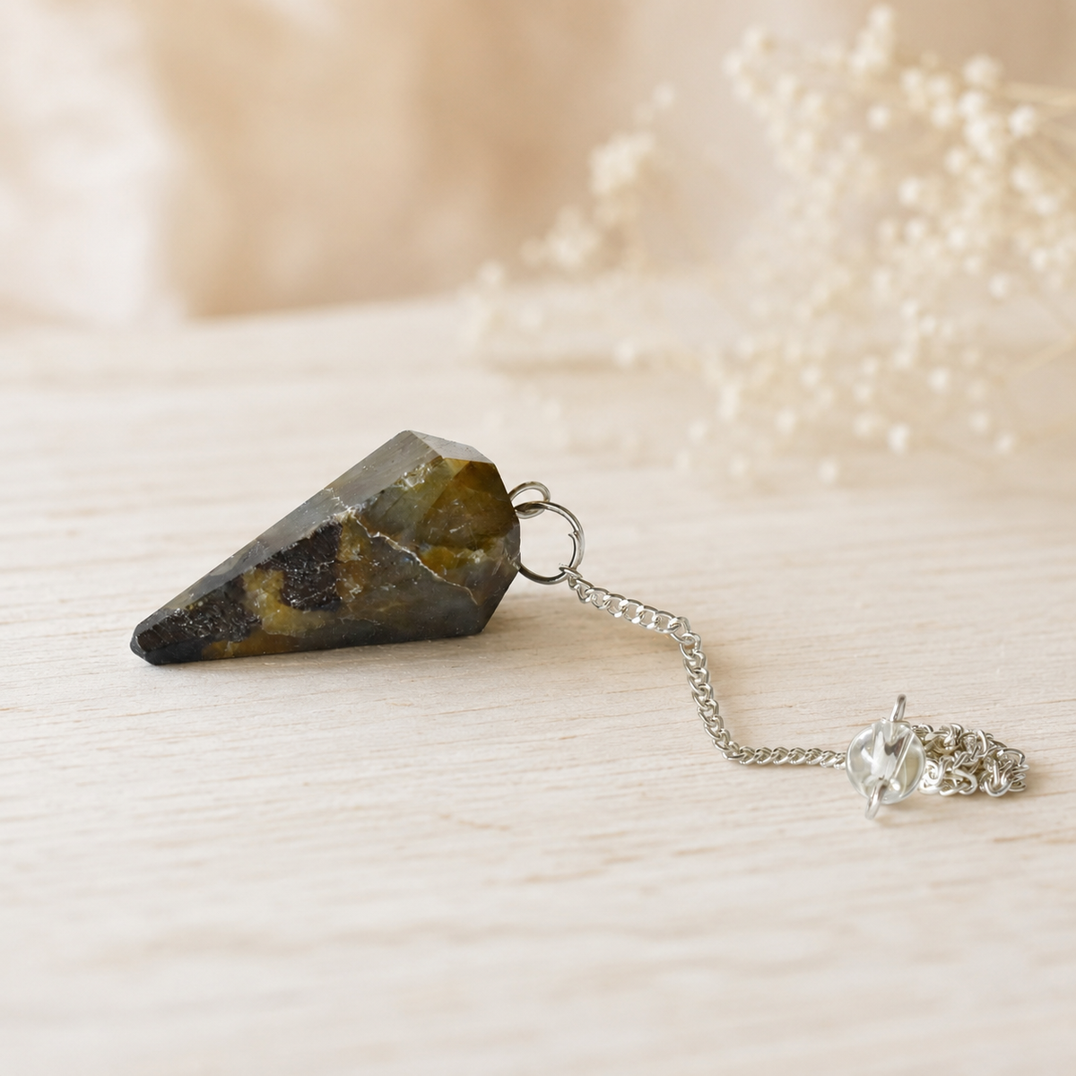 Labradorite Pendulum (Synchronicity and Protection)