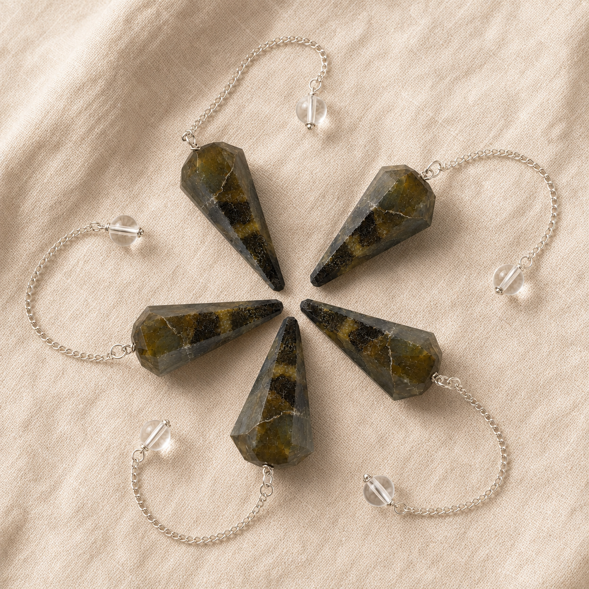 Labradorite Pendulum (Synchronicity and Protection)