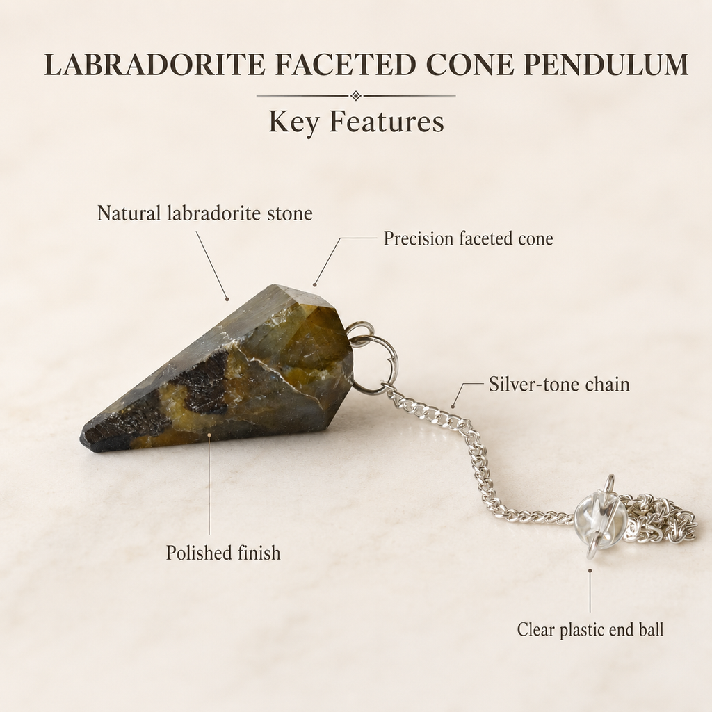 Labradorite Pendulum (Synchronicity and Protection)