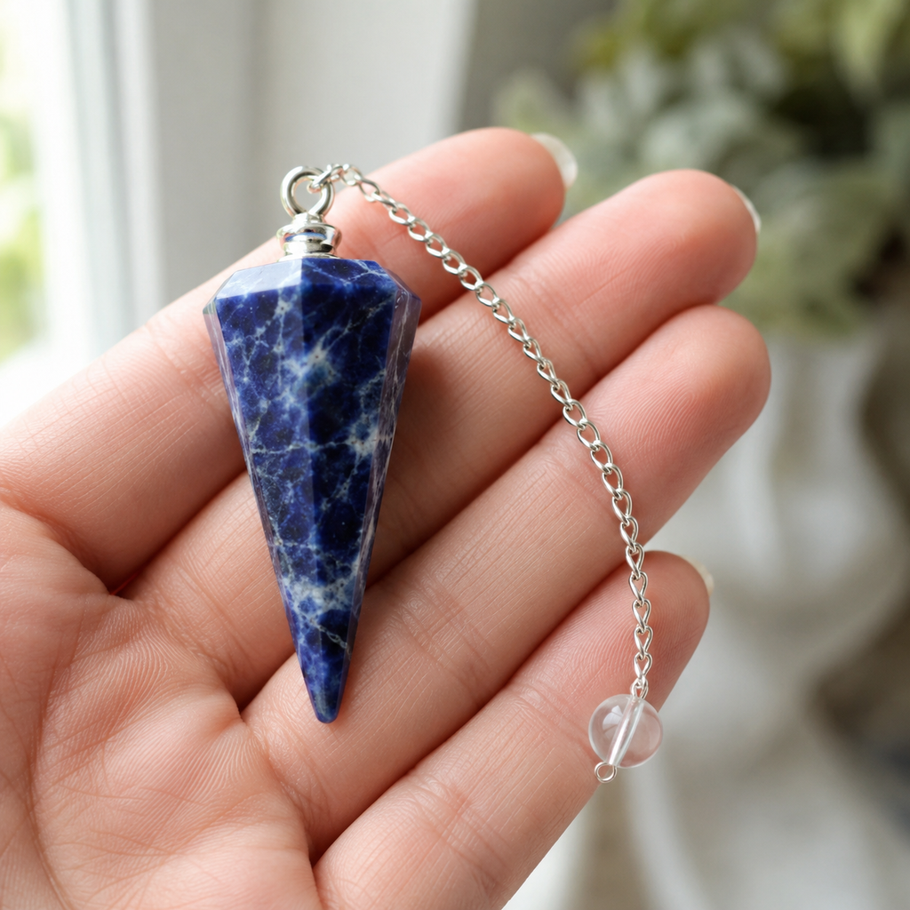 Sodalite Pendulum (Intuition and Truth) | Pendulums | Wiccan Center