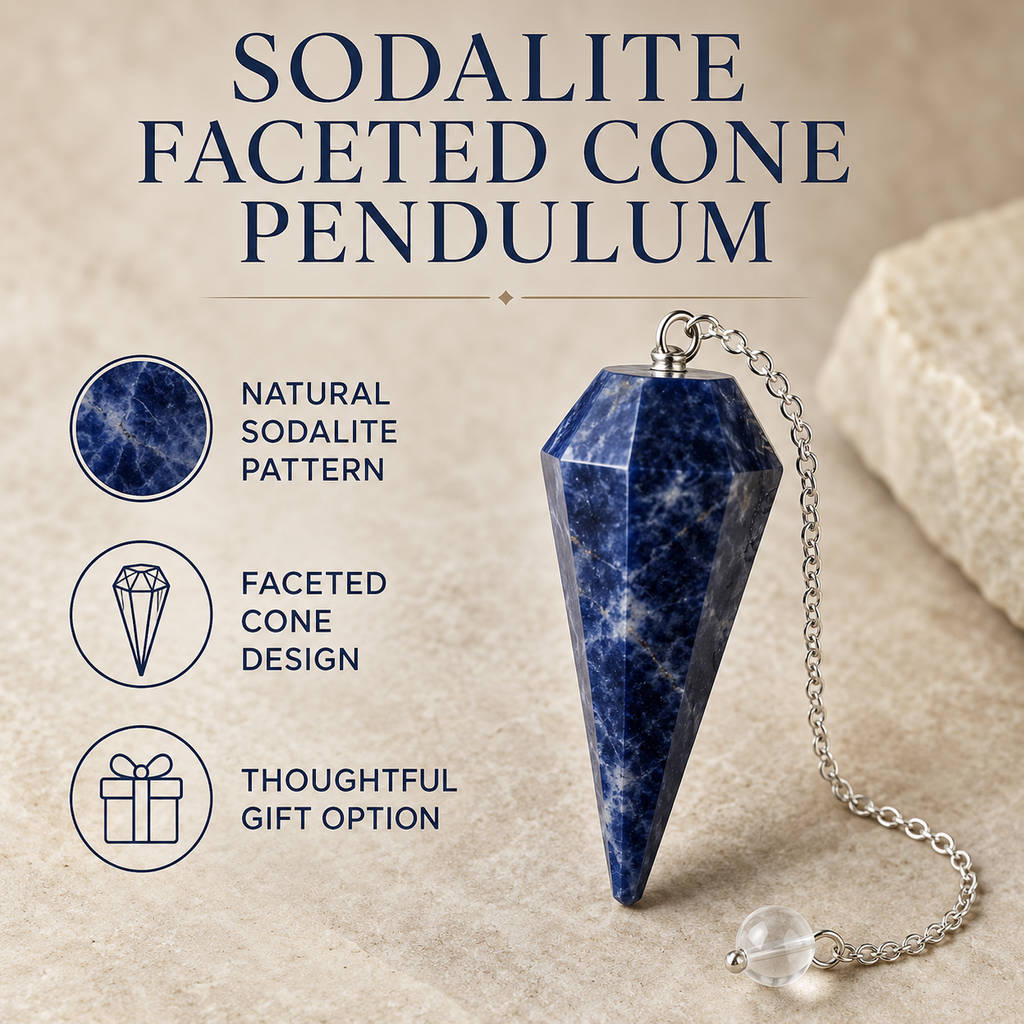 Sodalite Pendulum (Intuition and Truth) | Pendulums | Wiccan Center