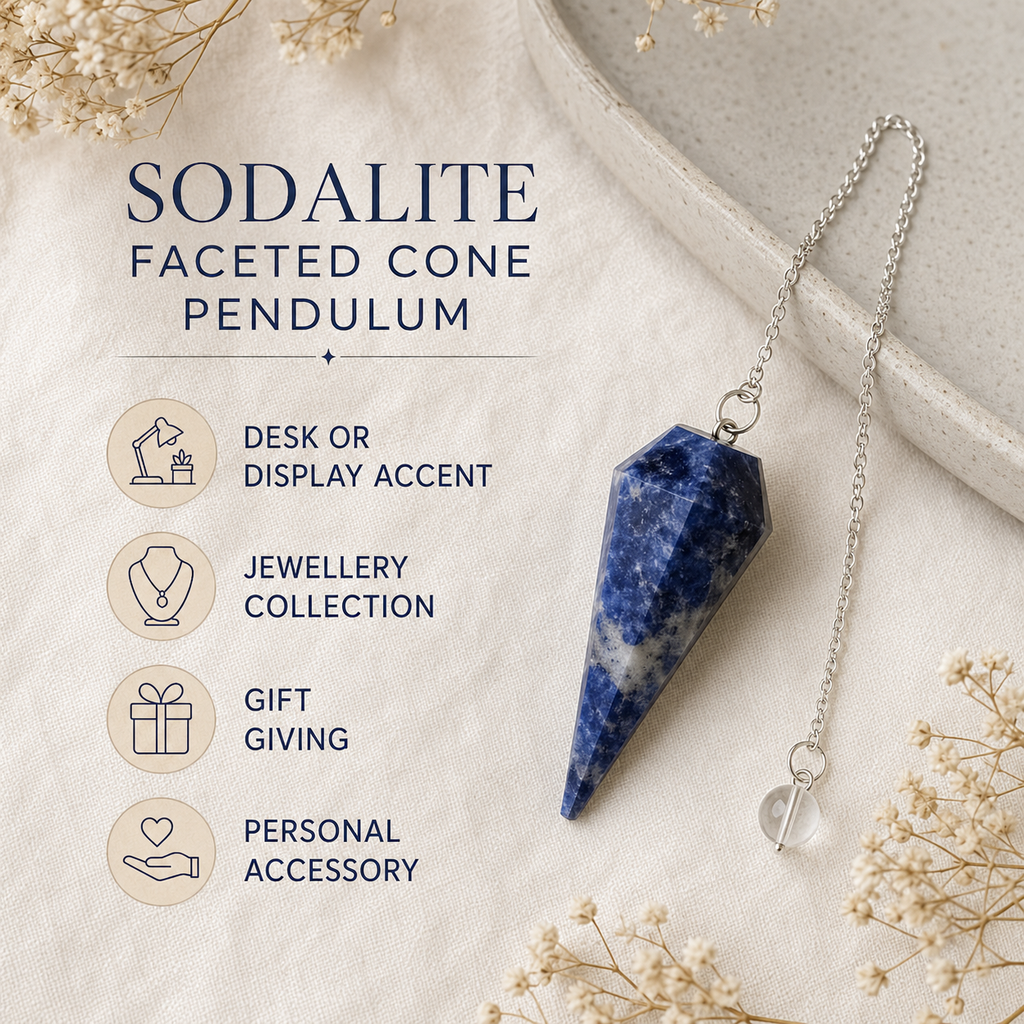 Sodalite Pendulum (Intuition and Truth) | Pendulums | Wiccan Center