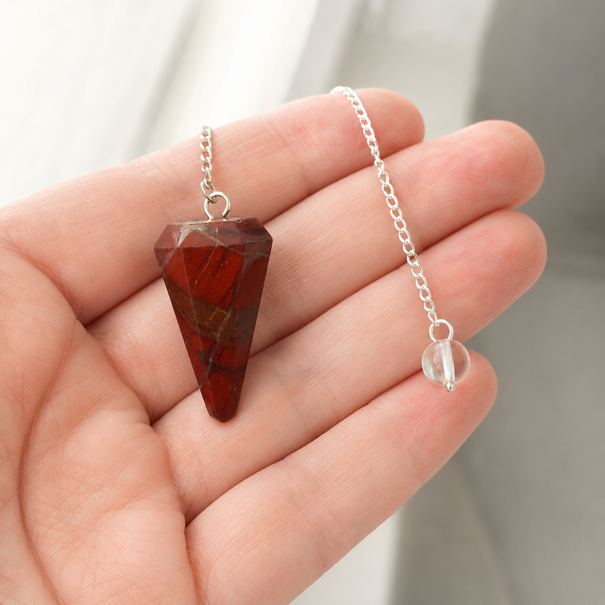 Red Jasper Pendulum (Generosity and Manifestation )