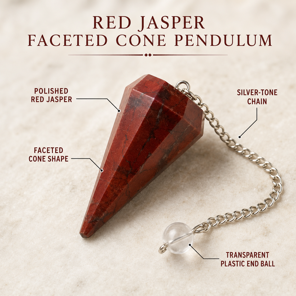 Red Jasper Pendulum (Generosity and Manifestation )