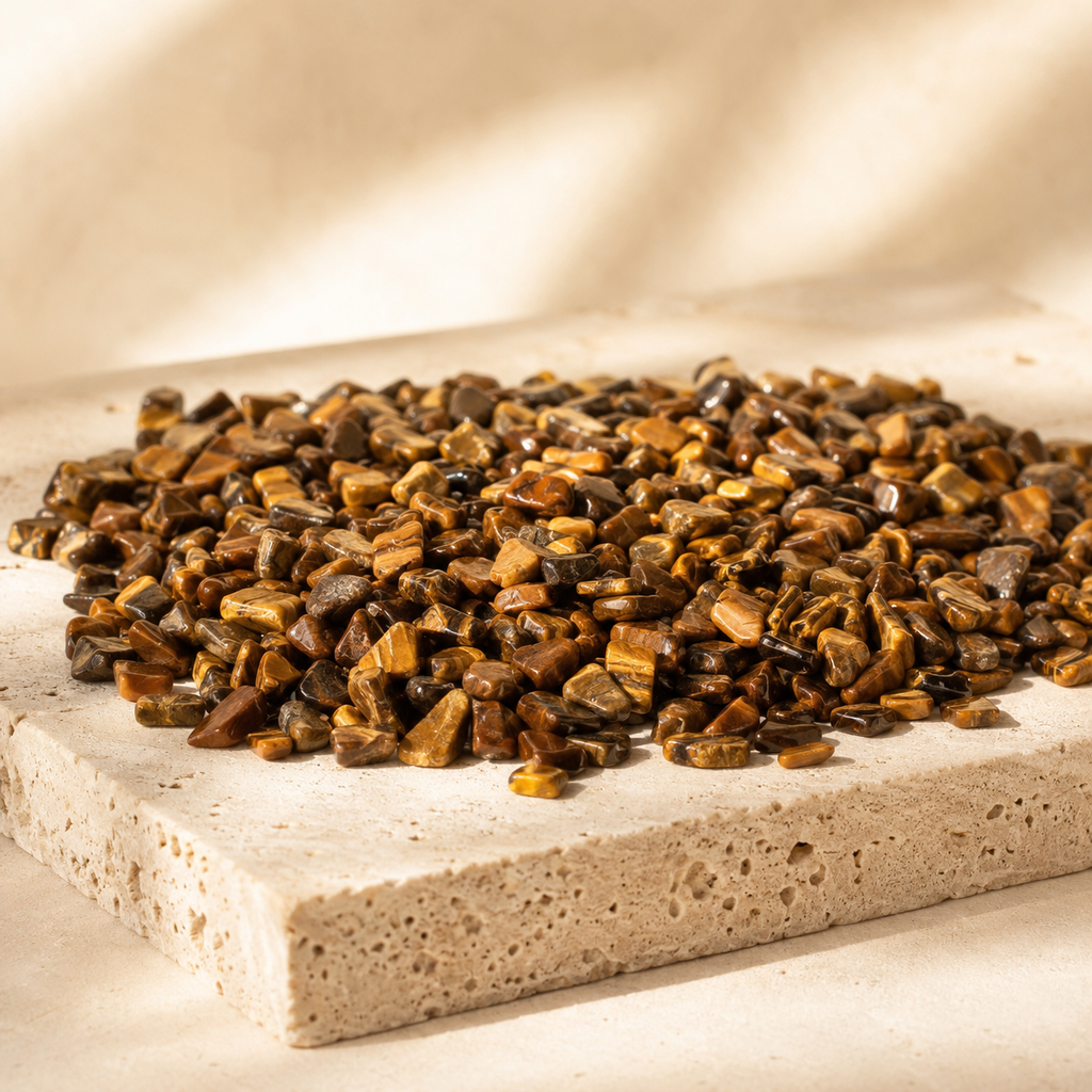 Tiger Eye Gemstone Chips (Protection and Willpower) | gemstone chips | Wiccan Center