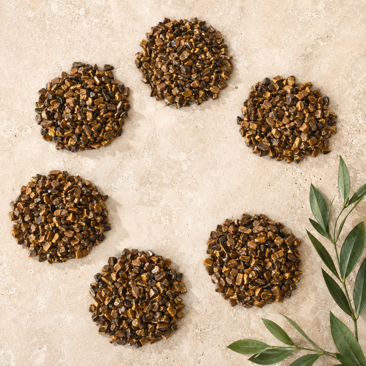 Tiger Eye Gemstone Chips (Protection and Willpower) | gemstone chips | Wiccan Center