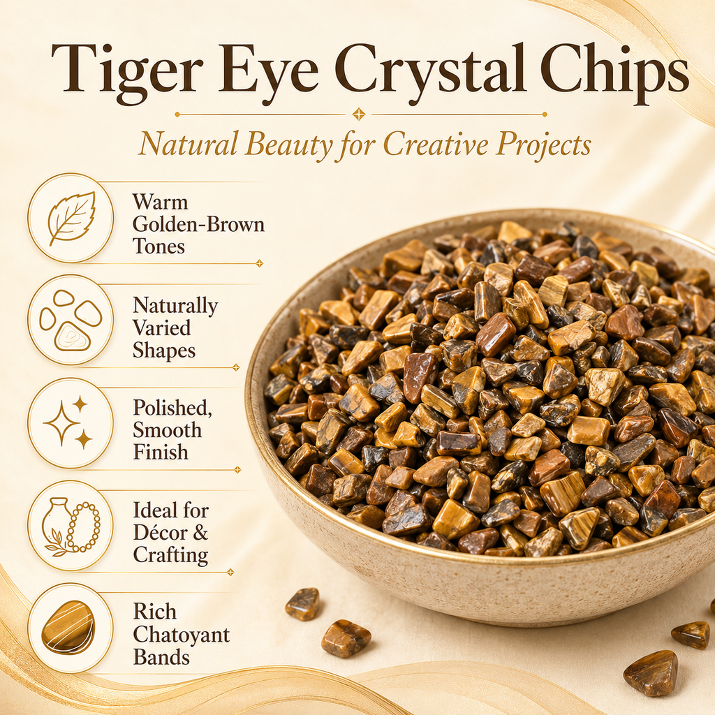 Tiger Eye Gemstone Chips (Protection and Willpower) | gemstone chips | Wiccan Center