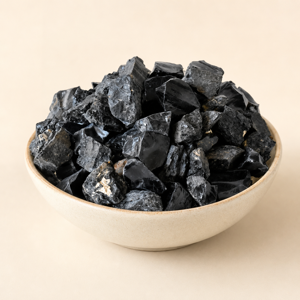 Black Obsidian Rough Rocks (Detoxification and Encouraging Personal Growth)
