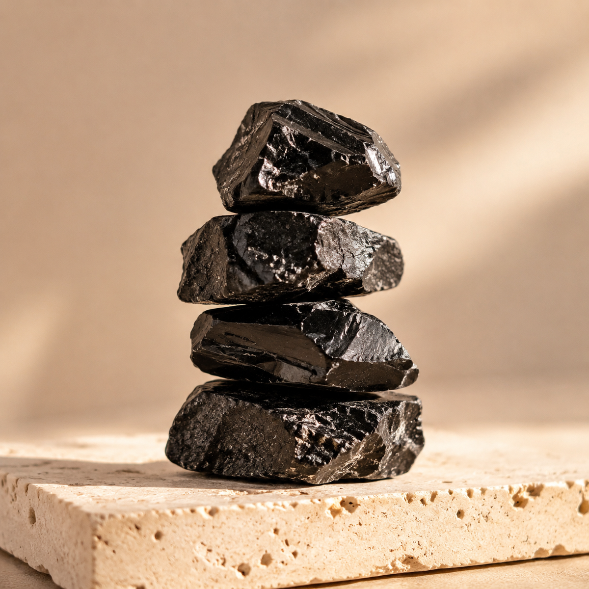 Black Obsidian Rough Rocks (Detoxification and Encouraging Personal Growth)