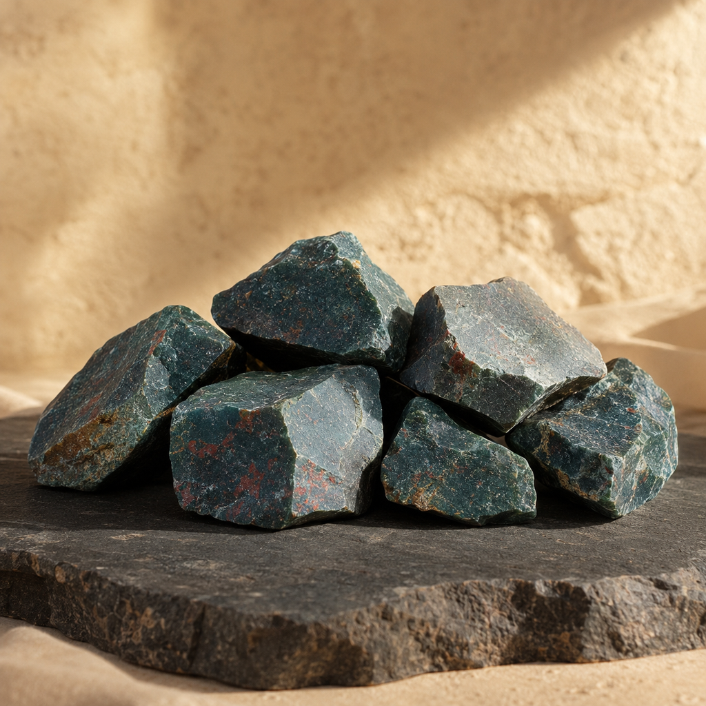 Bloodstone Rough Rocks (Grounding and Protecting)