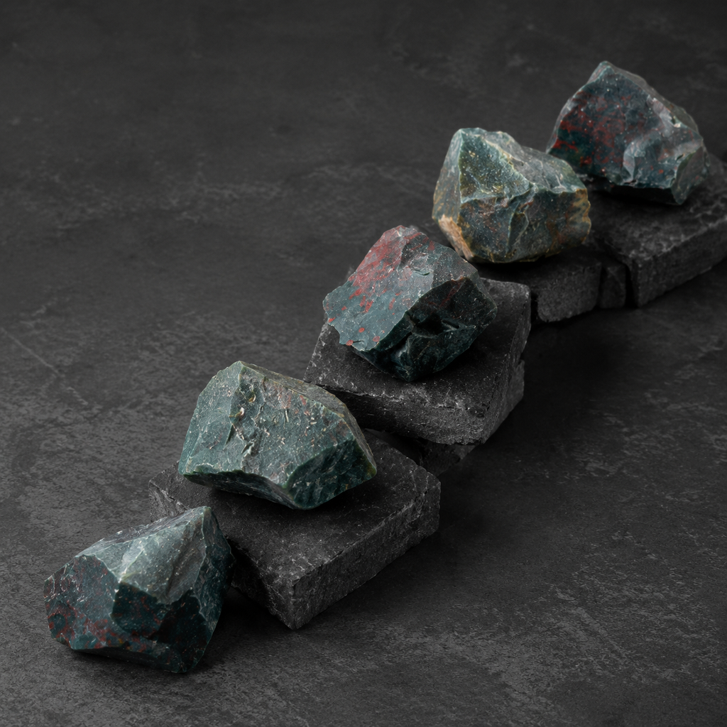 Bloodstone Rough Rocks (Grounding and Protecting)