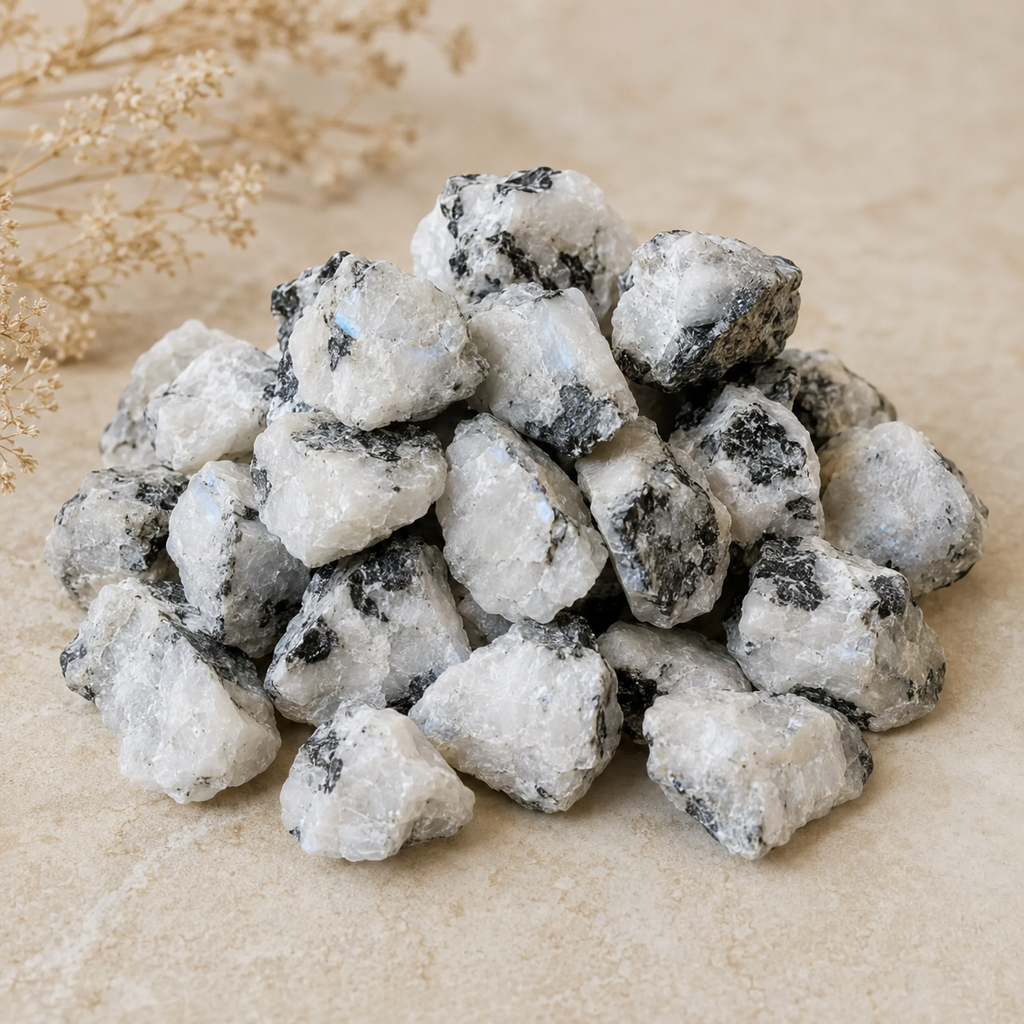 Rainbow Moonstone Rough Rocks (Compassion and Inner Confidence) | Rough Chunks | Wiccan Center