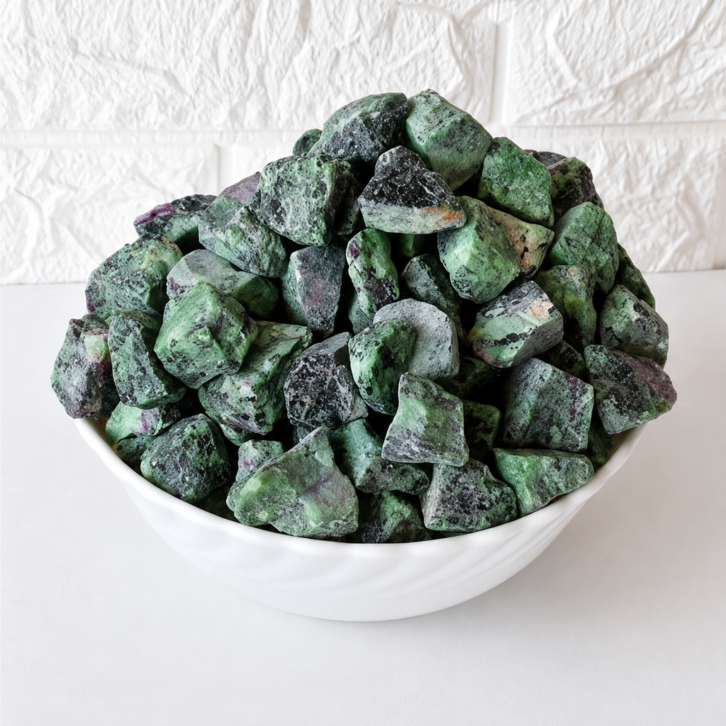 Ruby Zosite Rough Rocks (Psychic Abilities and Channeling )