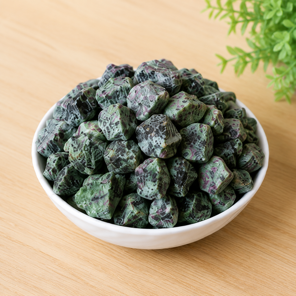 Ruby Zosite Rough Rocks (Psychic Abilities and Channeling )