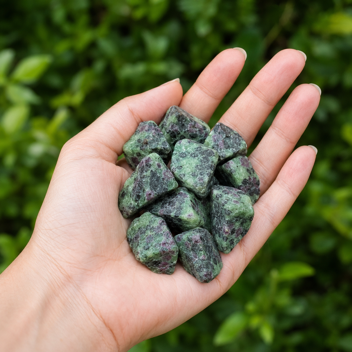 Ruby Zosite Rough Rocks (Psychic Abilities and Channeling )