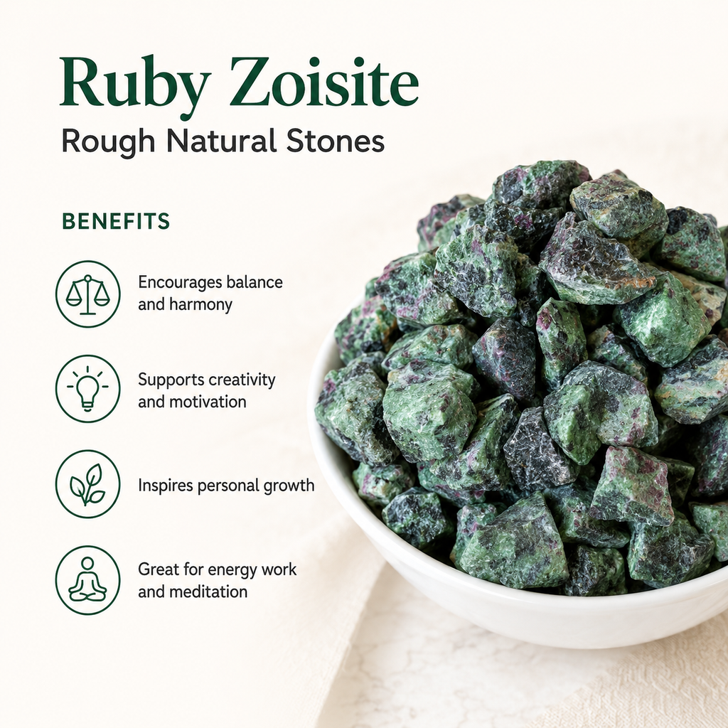 Ruby Zosite Rough Rocks (Psychic Abilities and Channeling )