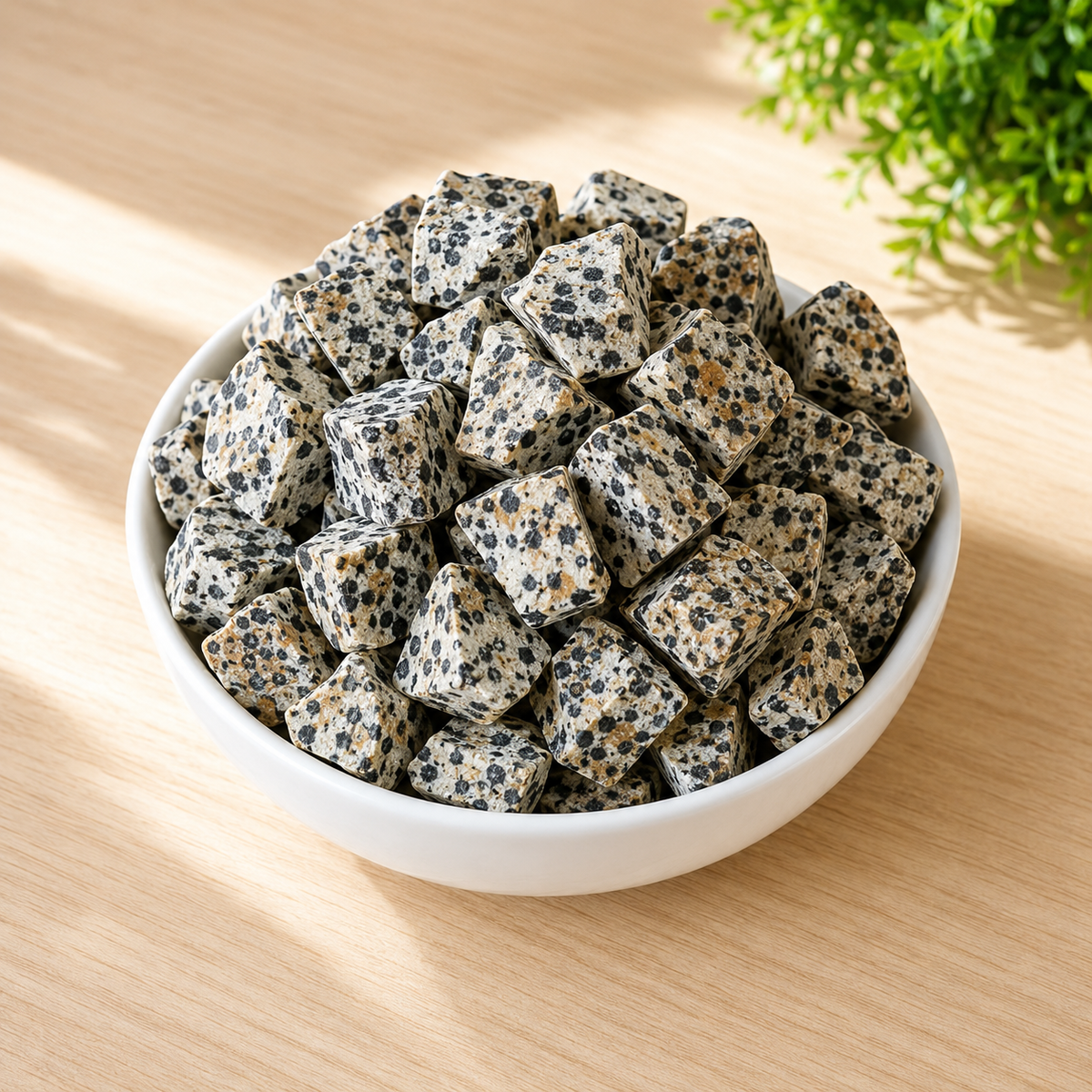 Dalmatian Jasper Rough Rocks (Grounding Energy and Good Fortune)