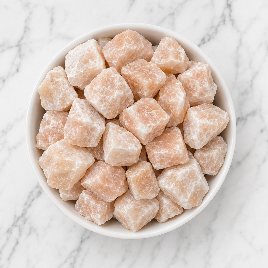 Peach Moonstone Rough Rocks (Confidence and Good Luck) | Rough Chunks | Wiccan Center