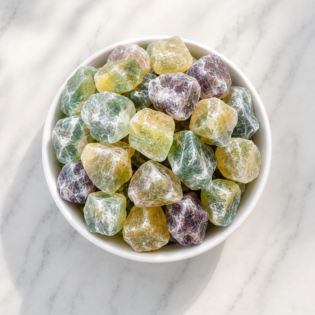Multi Fluorite Rough Rocks (Grounding and Clarity)