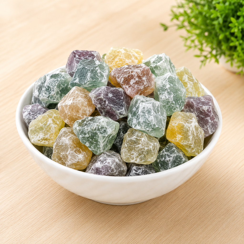 Multi Fluorite Rough Rocks (Grounding and Clarity)