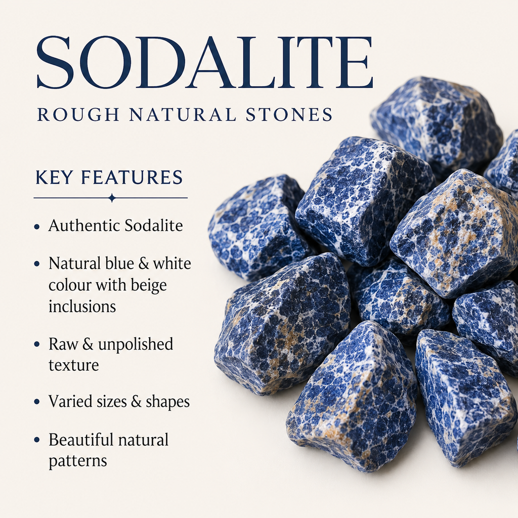 Sodalite Rough Rocks (Alignment With The Higher Self and Meditation)