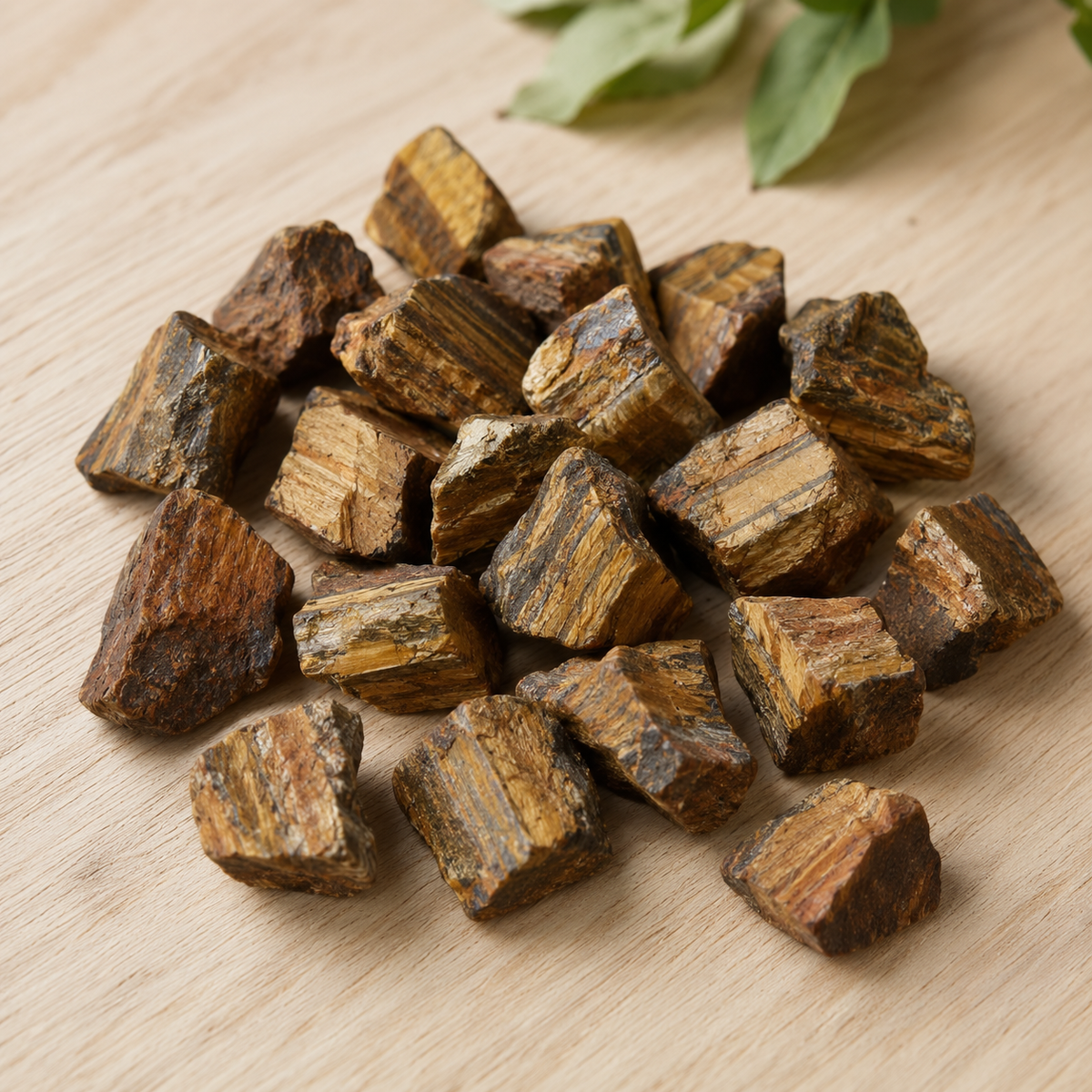 Tiger Eye Rough Rocks (Intuition and Prosperity)
