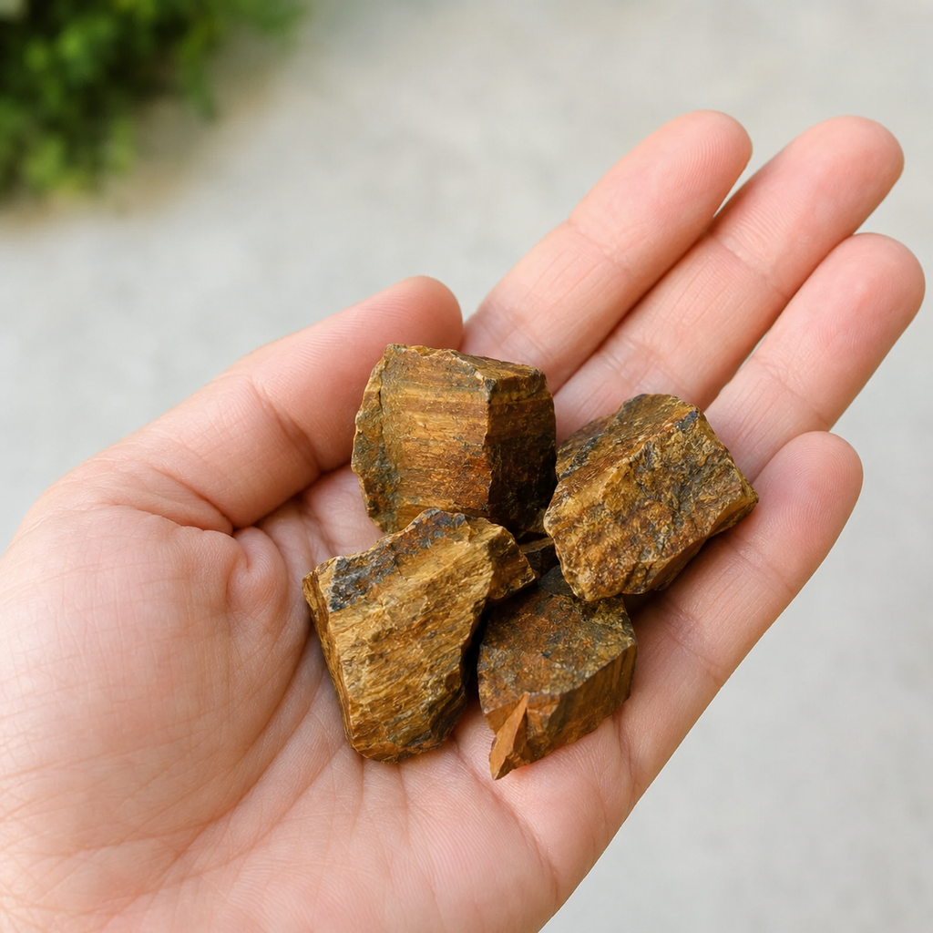 Tiger Eye Rough Rocks (Intuition and Prosperity)