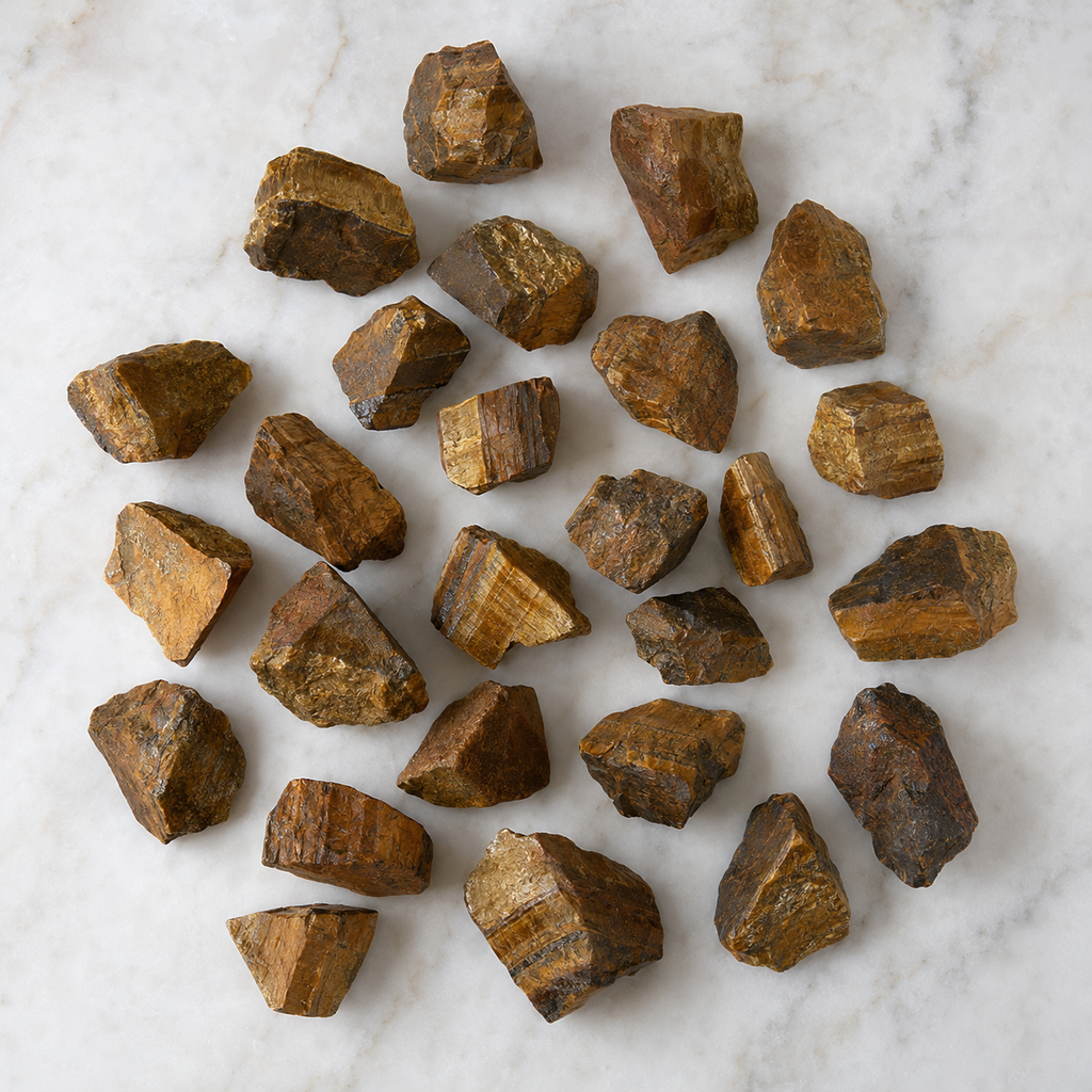 Tiger Eye Rough Rocks (Intuition and Prosperity)