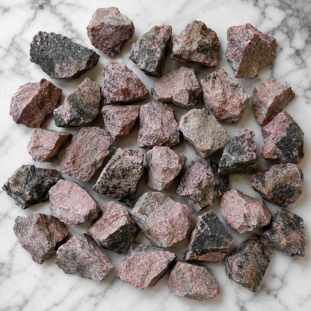 Rhodonite Rough Rocks (Empathy and Generosity)