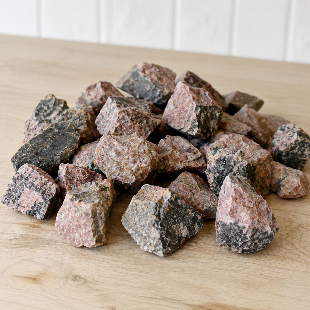 Rhodonite Rough Rocks (Empathy and Generosity)