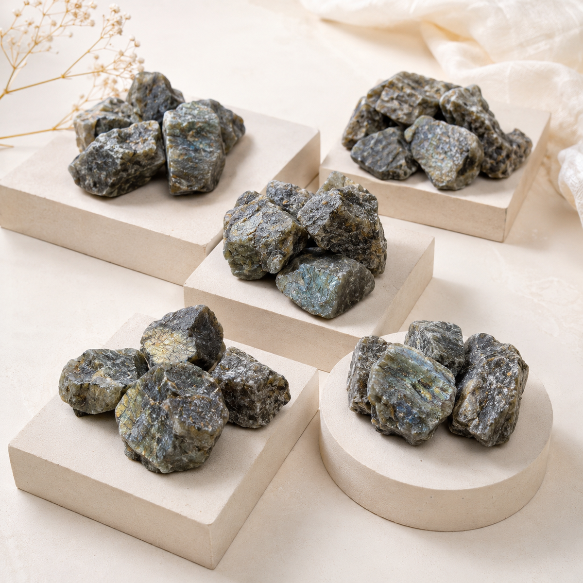 Labradorite Raw Stones (Meditate and Balance)