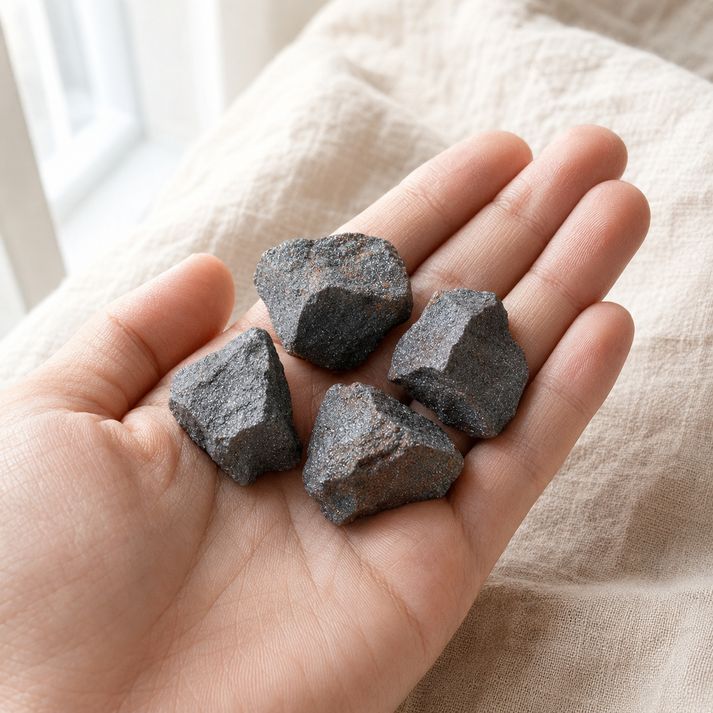 Hematite Rough Rocks (Focuses Energy and Emotions)