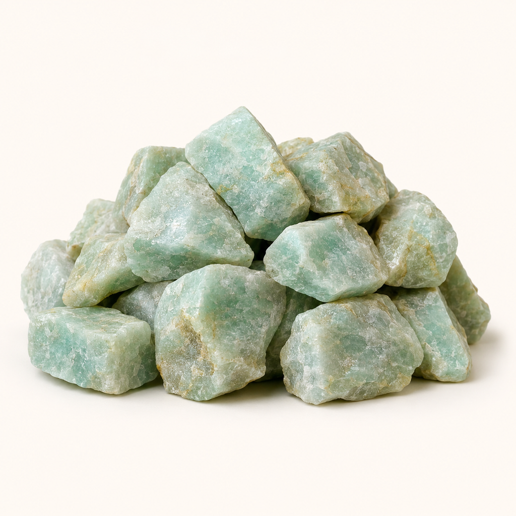 Raw Amazonite Rough Rocks (Luck  and Success)