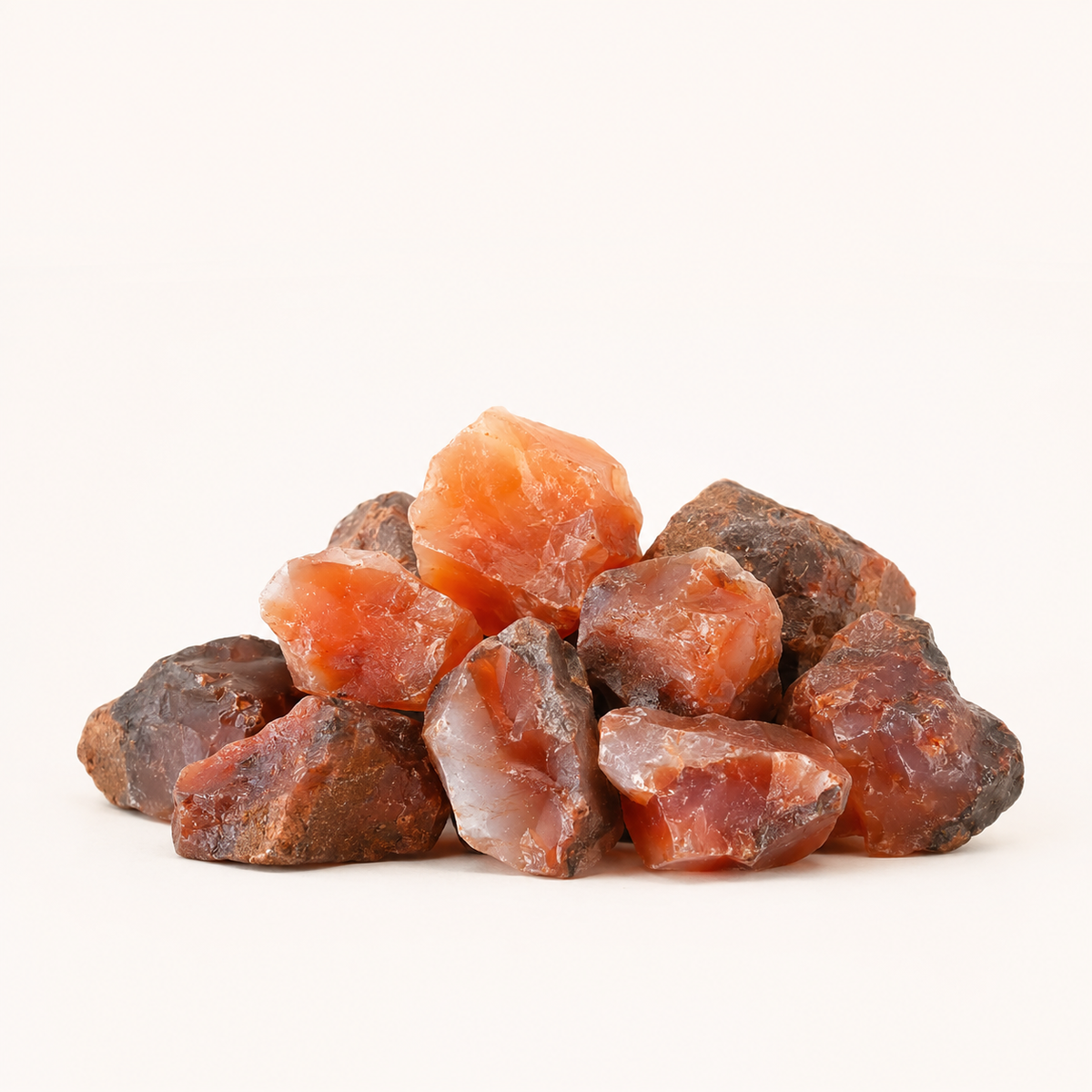 Carnelian Rough Rocks (Motivation and Stimulates Creativity) | Rough Chunks | Wiccan Center
