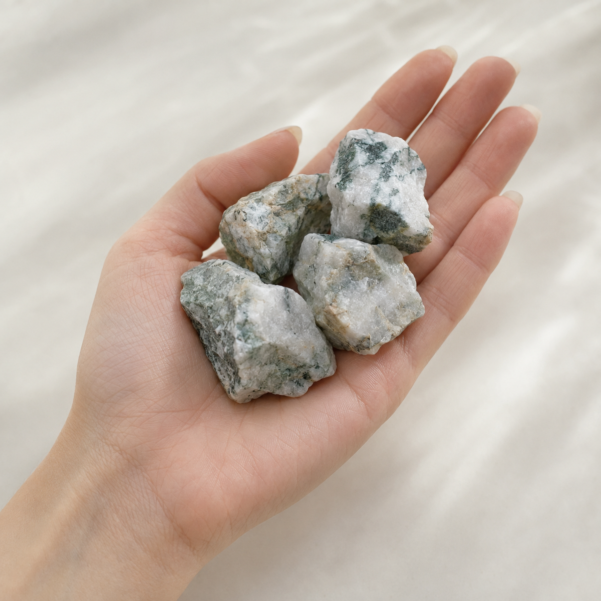 Tree Agate Rough Rocks (Trust and Self-Discipline) | Rough Chunks | Wiccan Center