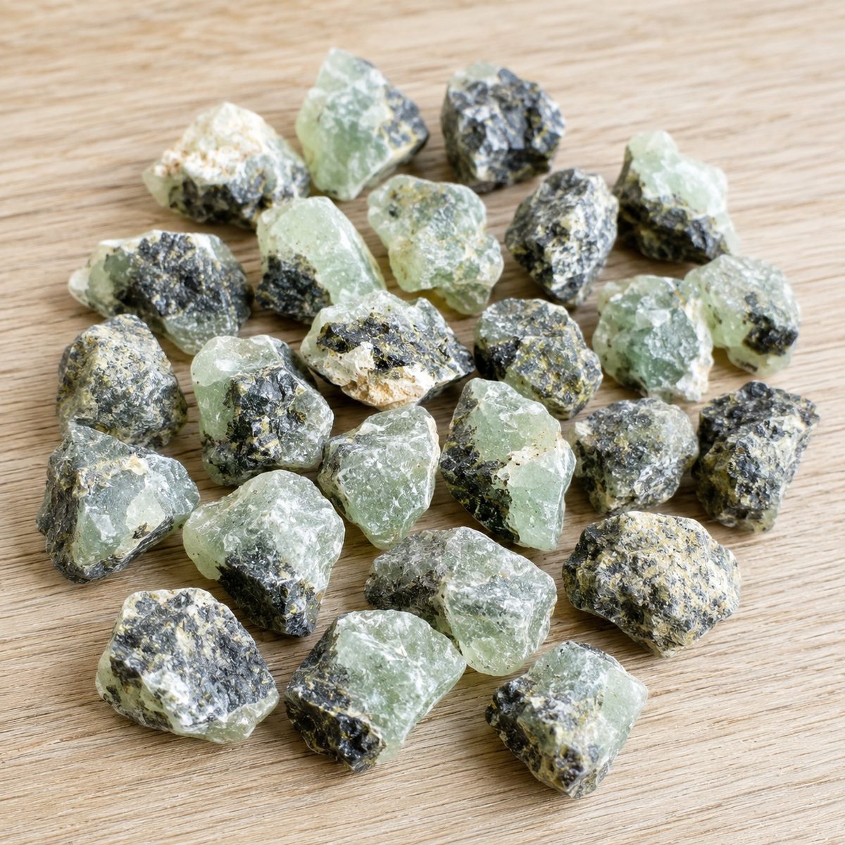 Phrenite Rough Rocks (Living in the Present am and Prosperity)