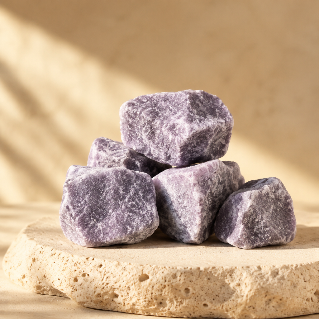 Lepidolite Rough Rocks (Emotional Balance and Inner Peace)