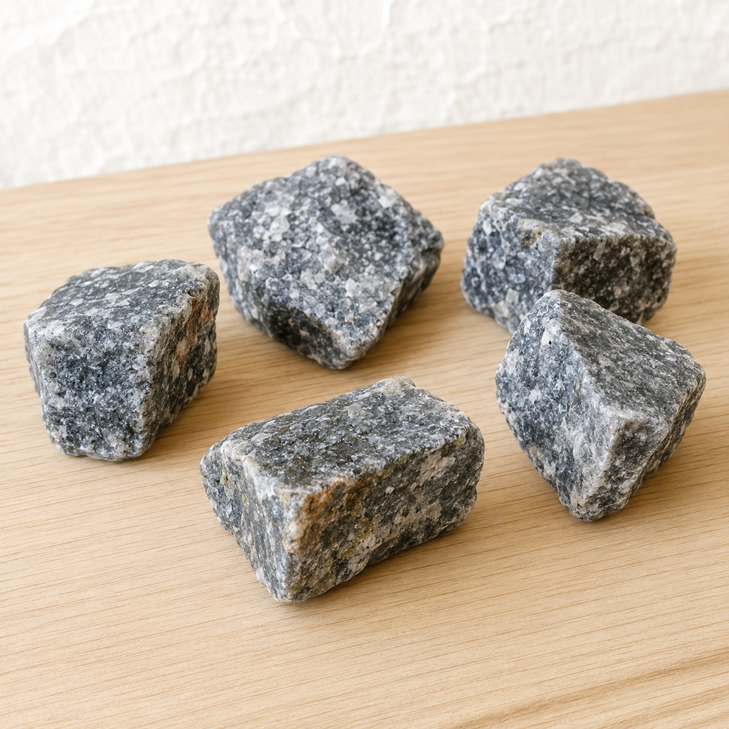 Black Rutile Rough Rocks (Promotes Strength and Growth)
