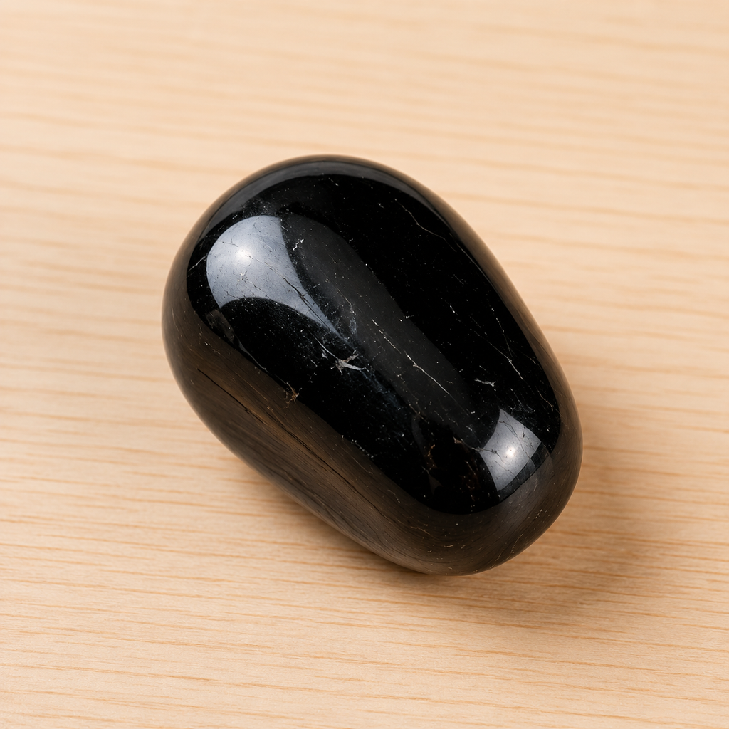 Black Tourmaline Tumbled Crystals (Strength and Protection)