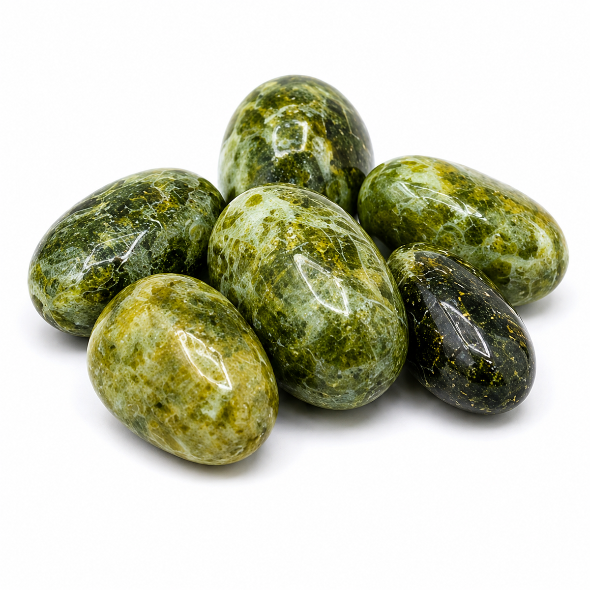 Serpentine Tumbled Crystals (Mastering Fear and Self Discovery)