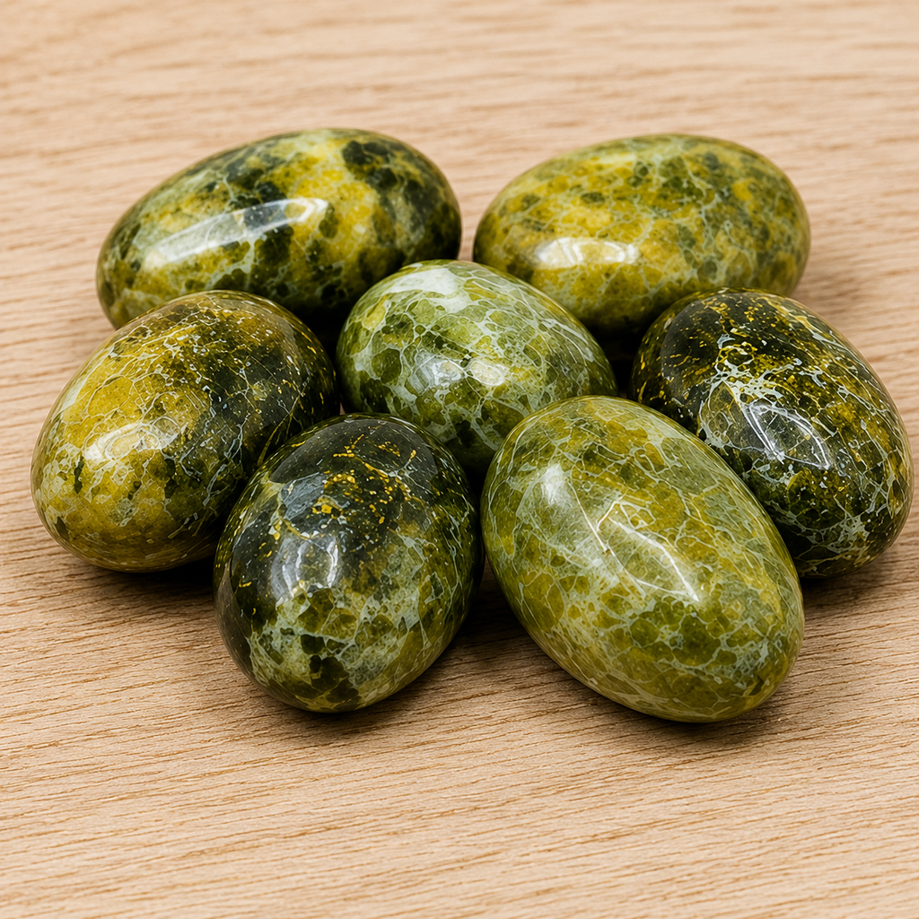 Serpentine Tumbled Crystals (Mastering Fear and Self Discovery)