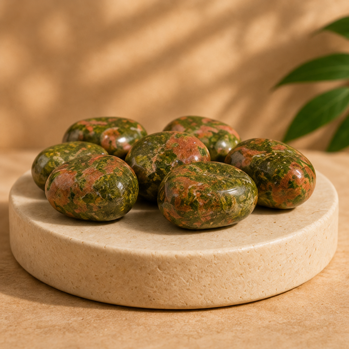 Unakite Tumbled Crystals (Self Discovery and Wisdom )