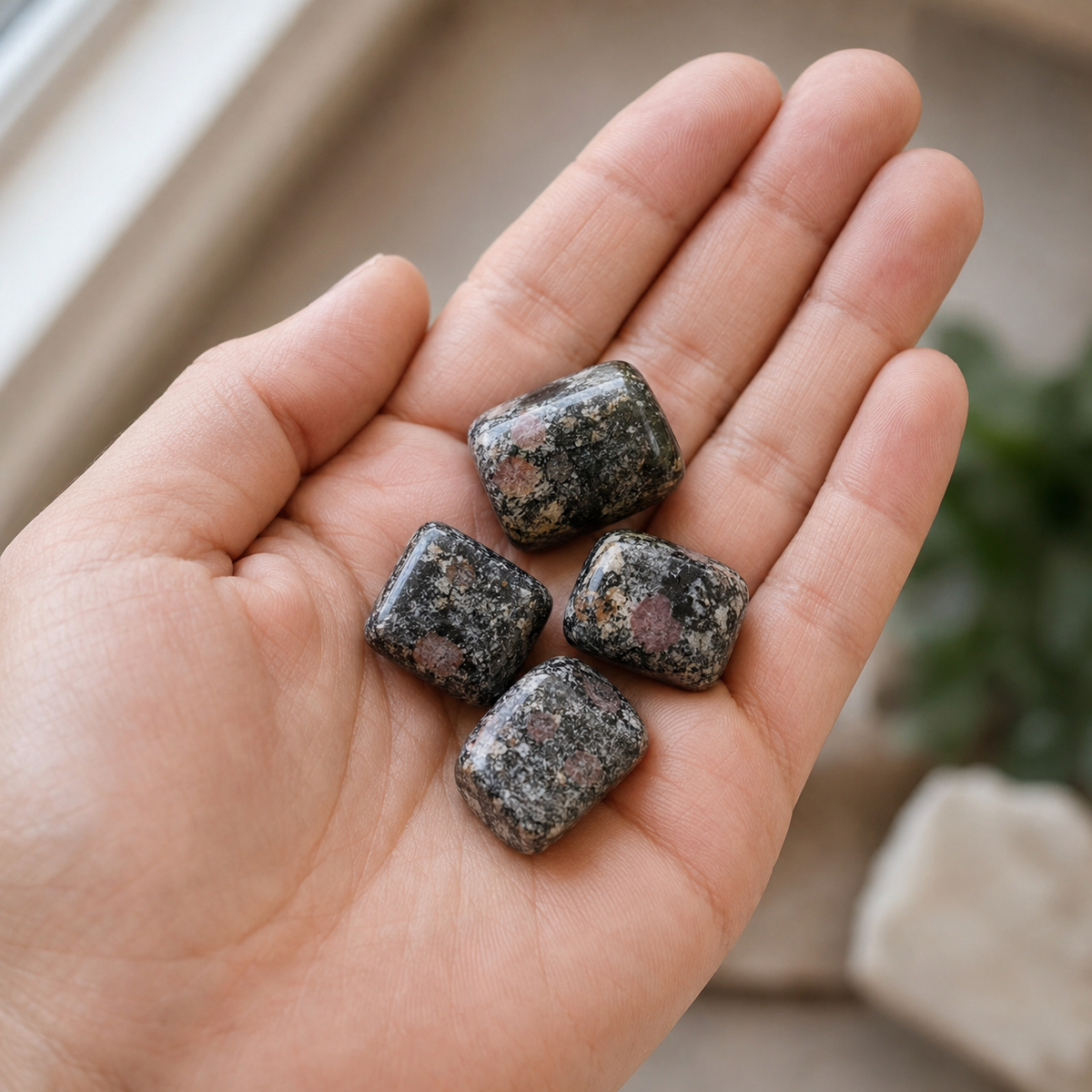 Spinelle Matrix Tumbled Crystals(Physical Strength and Promotes Longevity)
